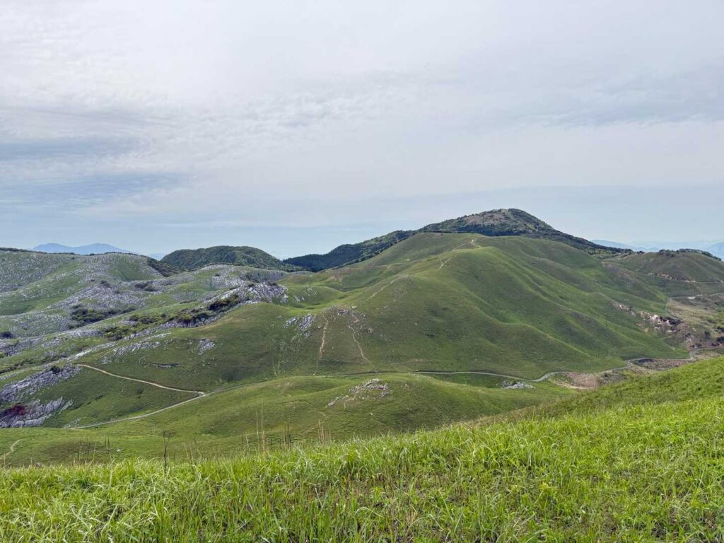 桶ヶ辻〜周防台間の絶景パノラマ