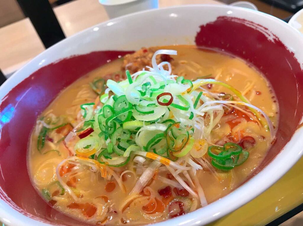 温かいラーメン
