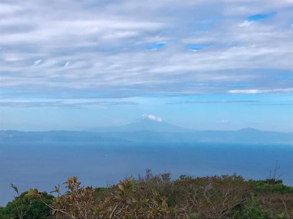 途中 富士山も