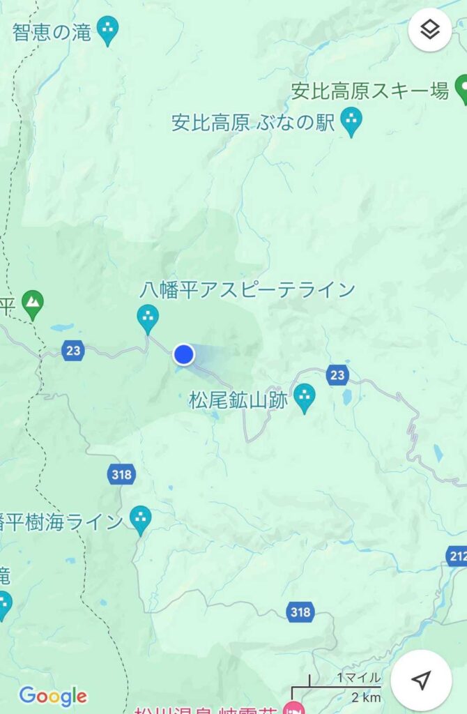 八幡平帰りの大渋滞