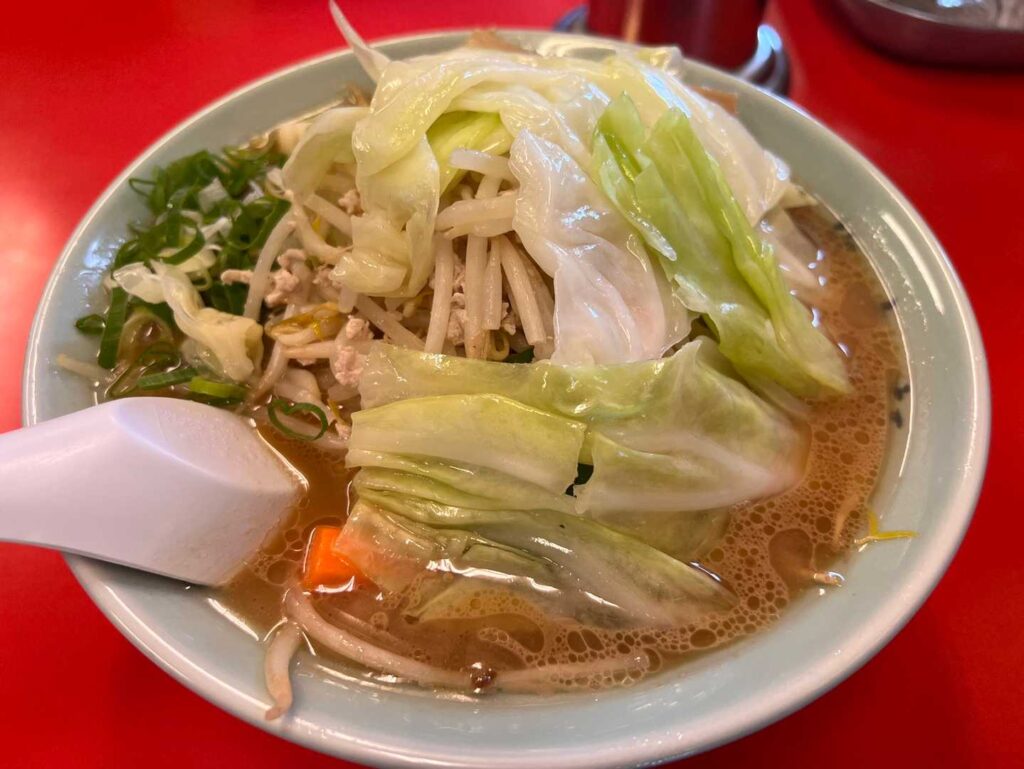 旭川ラーメン。野菜醤油