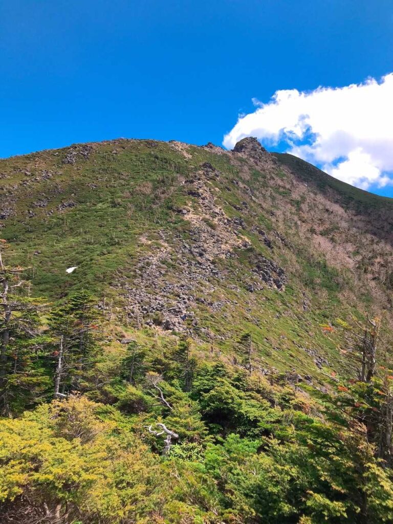 天狗の奥庭への道