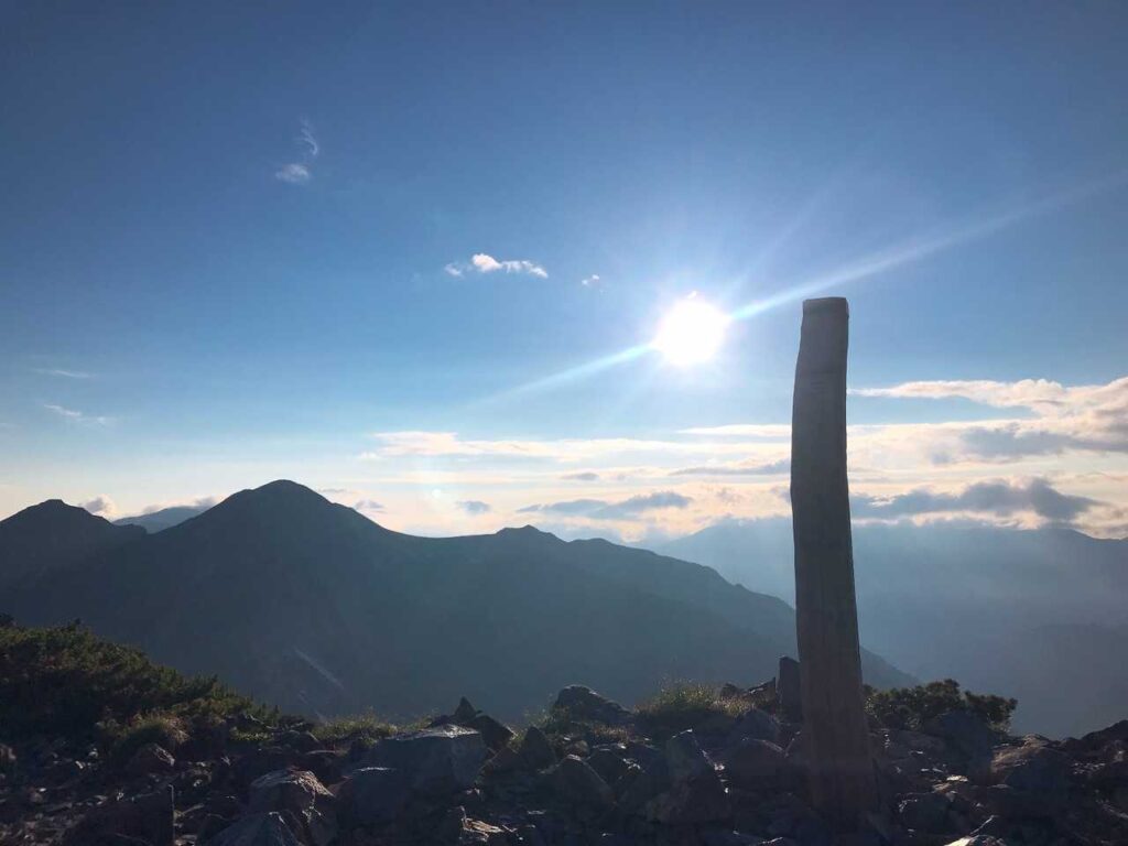 三俣蓮華岳山頂