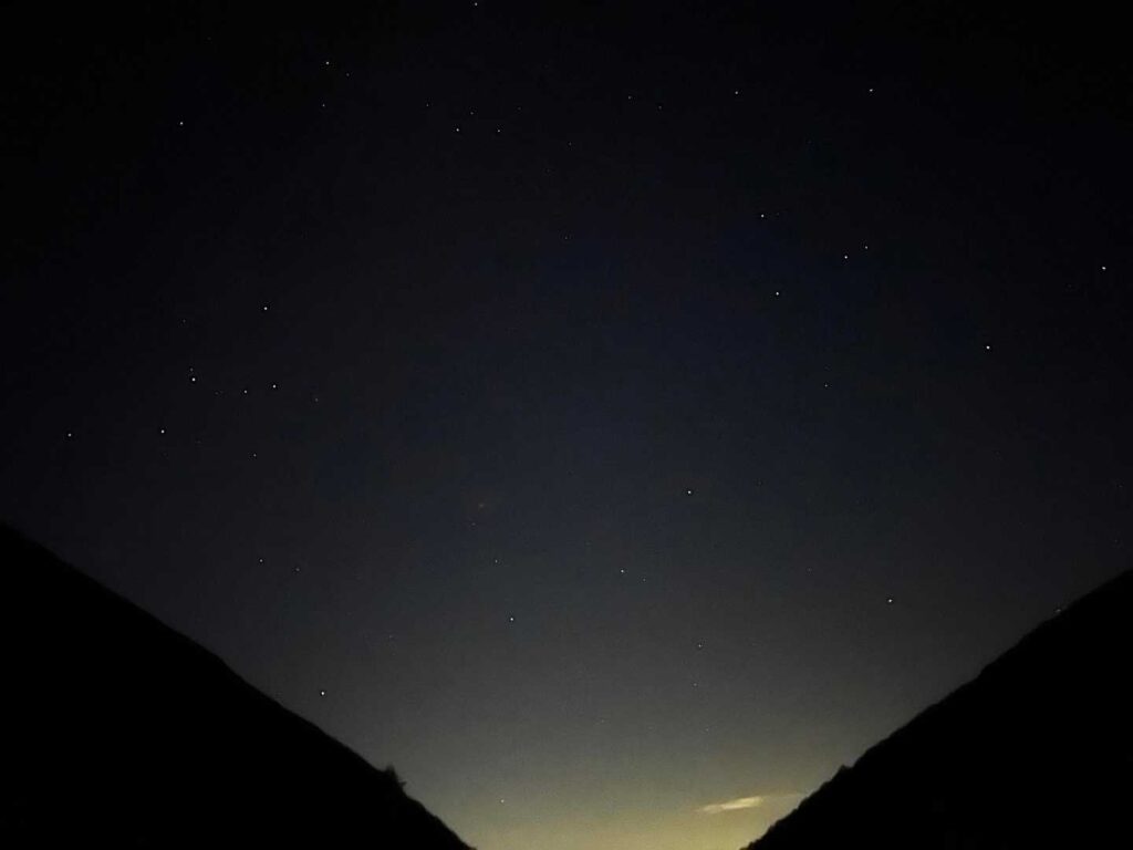 聖平小屋からの星空
