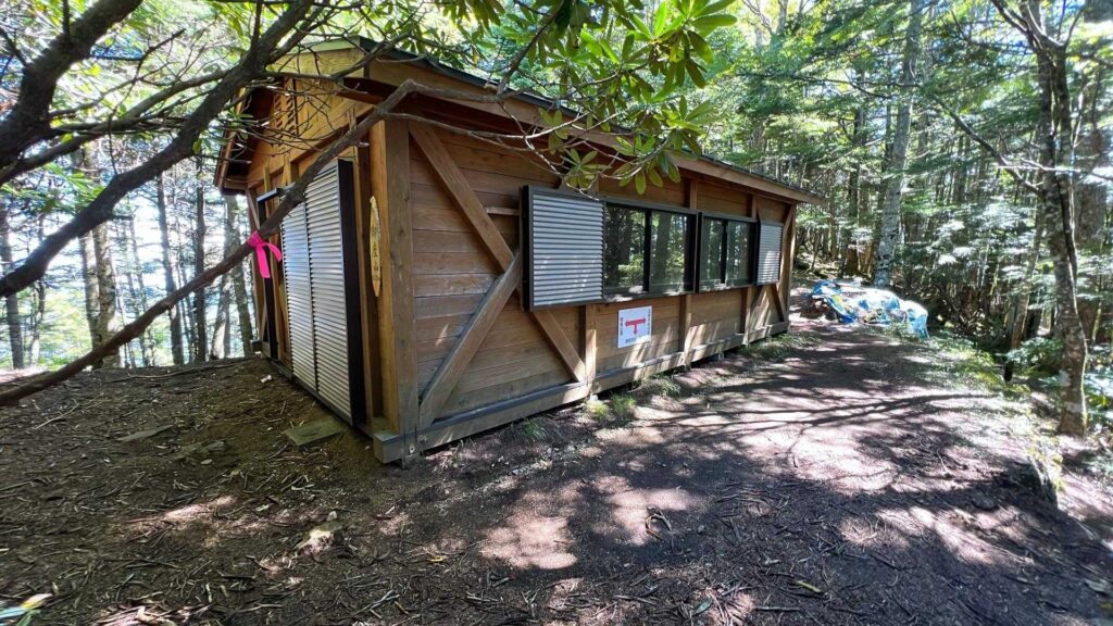 山頂付近の眺望