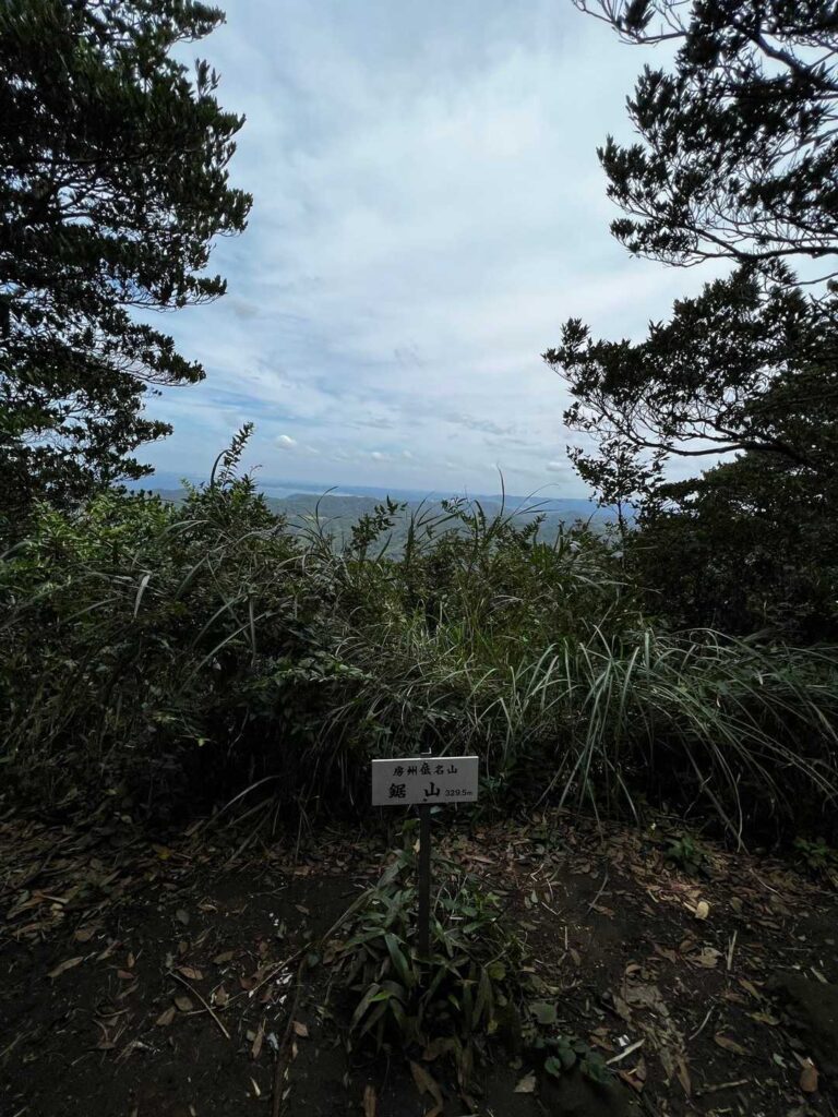 山頂に到着 / あまり景色は期待できないかな