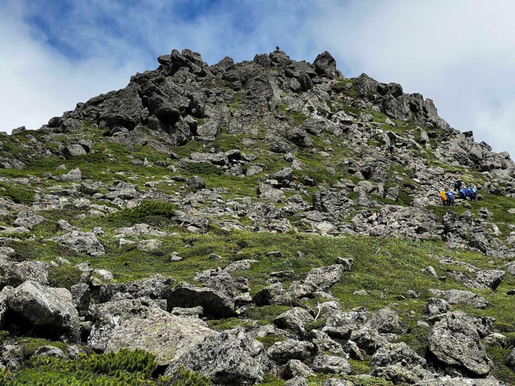 山頂はもうすぐ