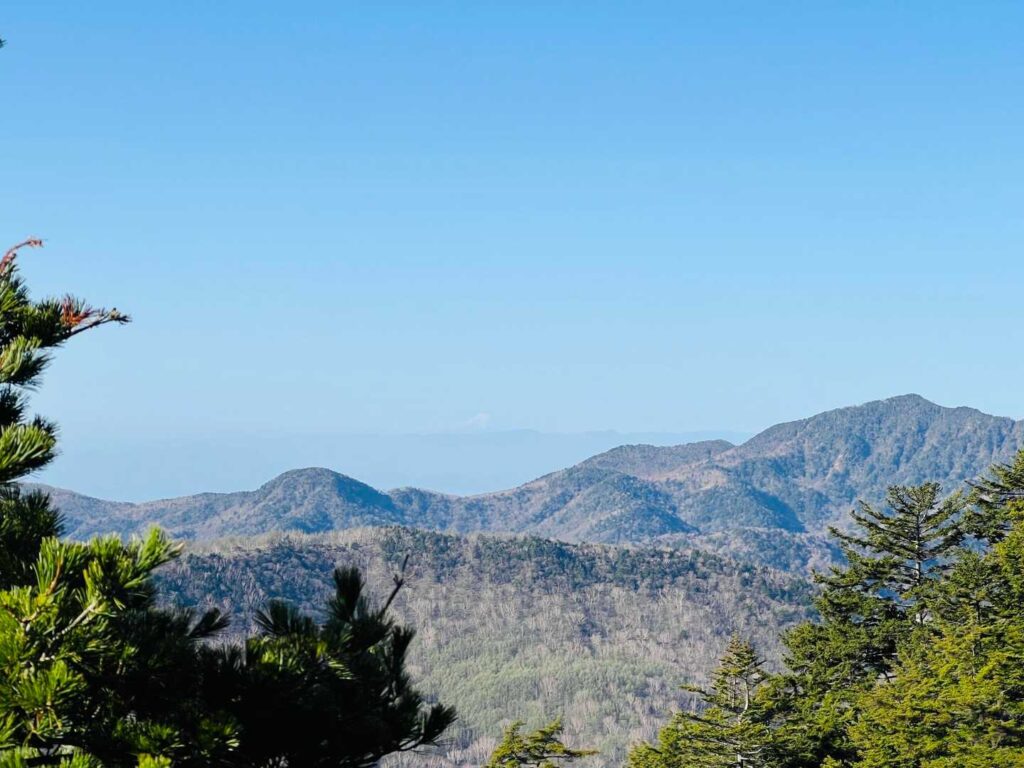 富士見台からの展望