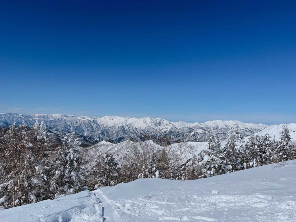谷川連峰の眺望