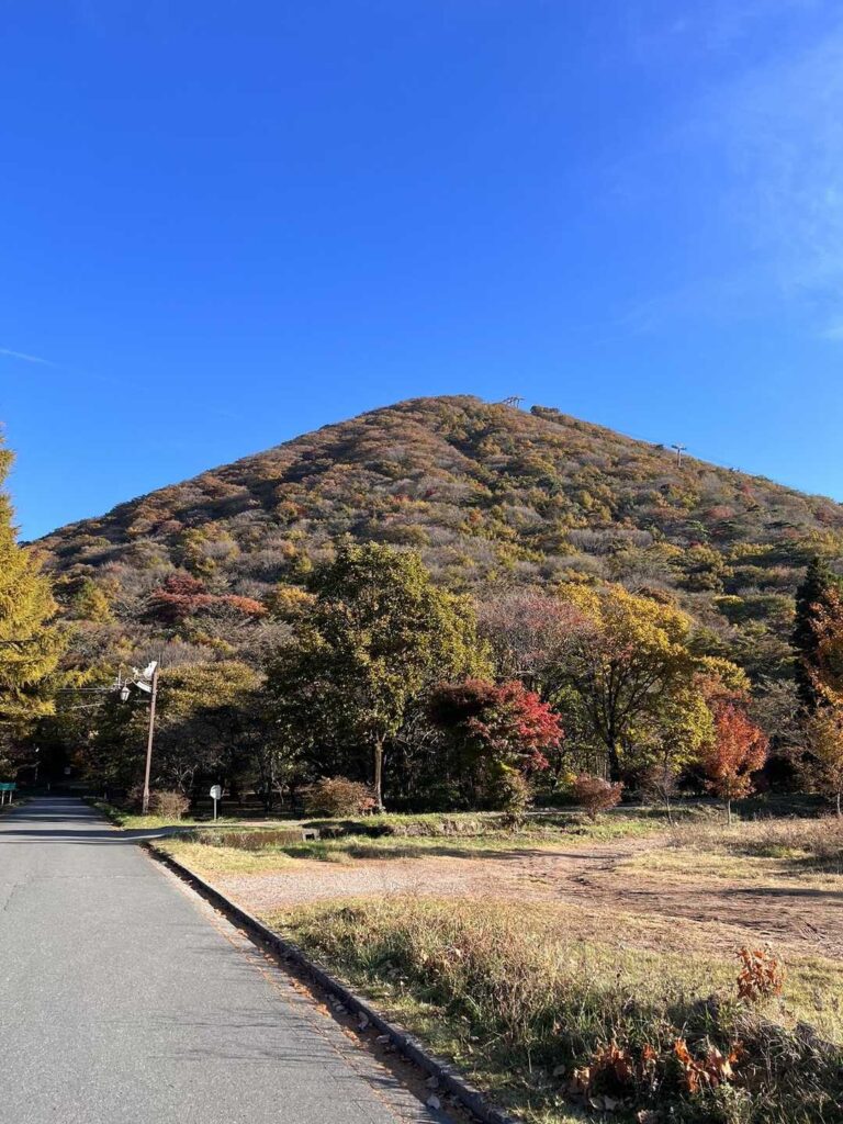 榛名湖畔から仰ぎ見る榛名富士