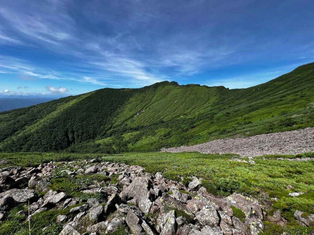 ナキウサギのいた岩場