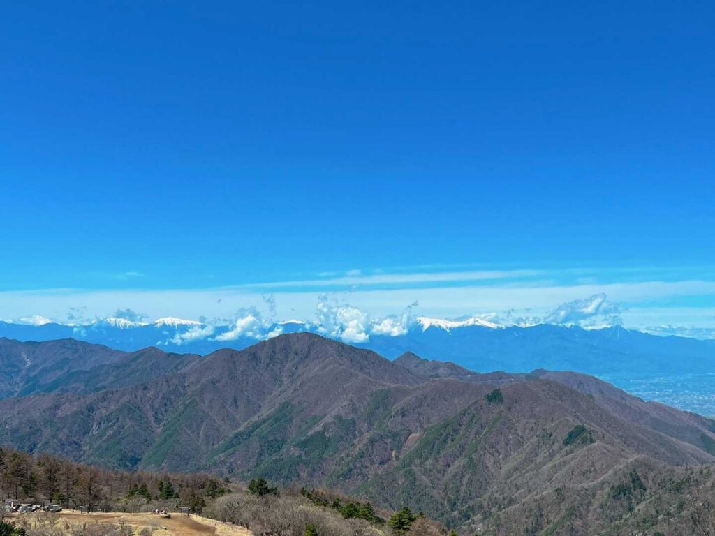 南アルプスの山々🗻と