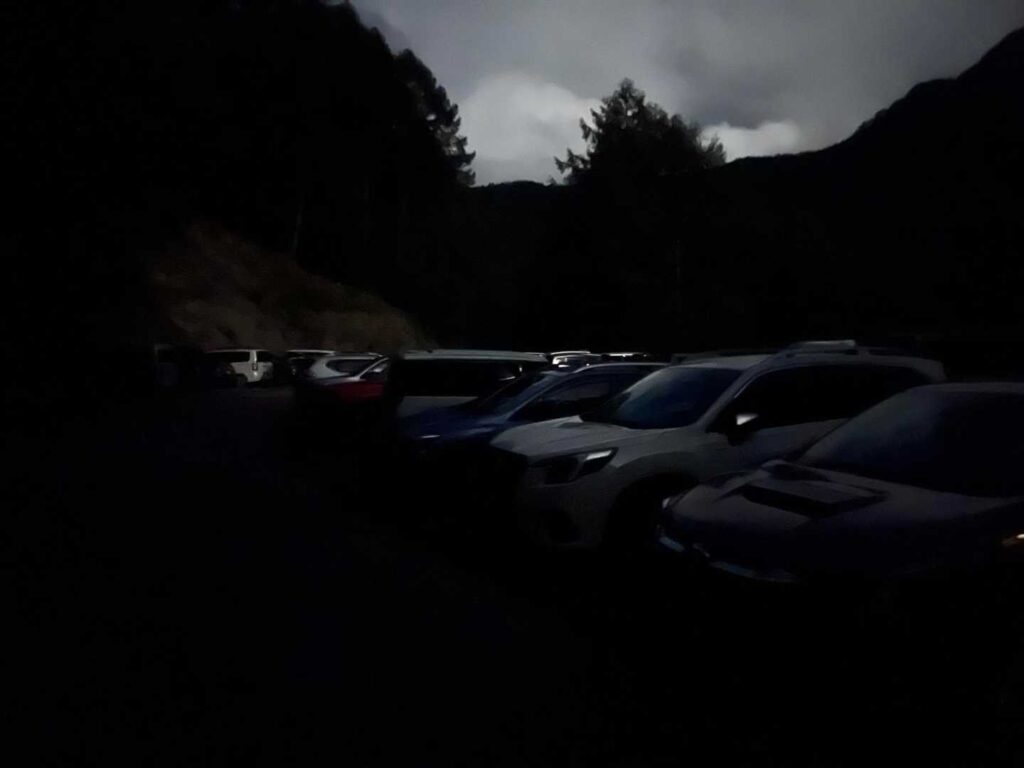 第1駐車場の様子