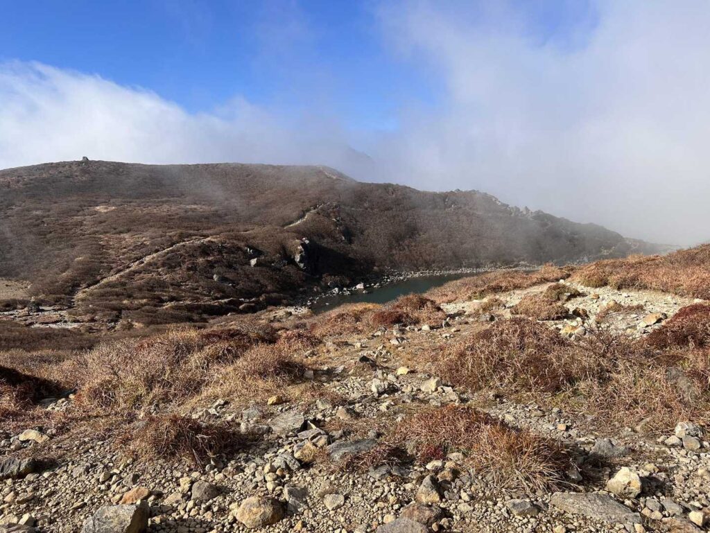 一瞬だけ覗いた晴れ間