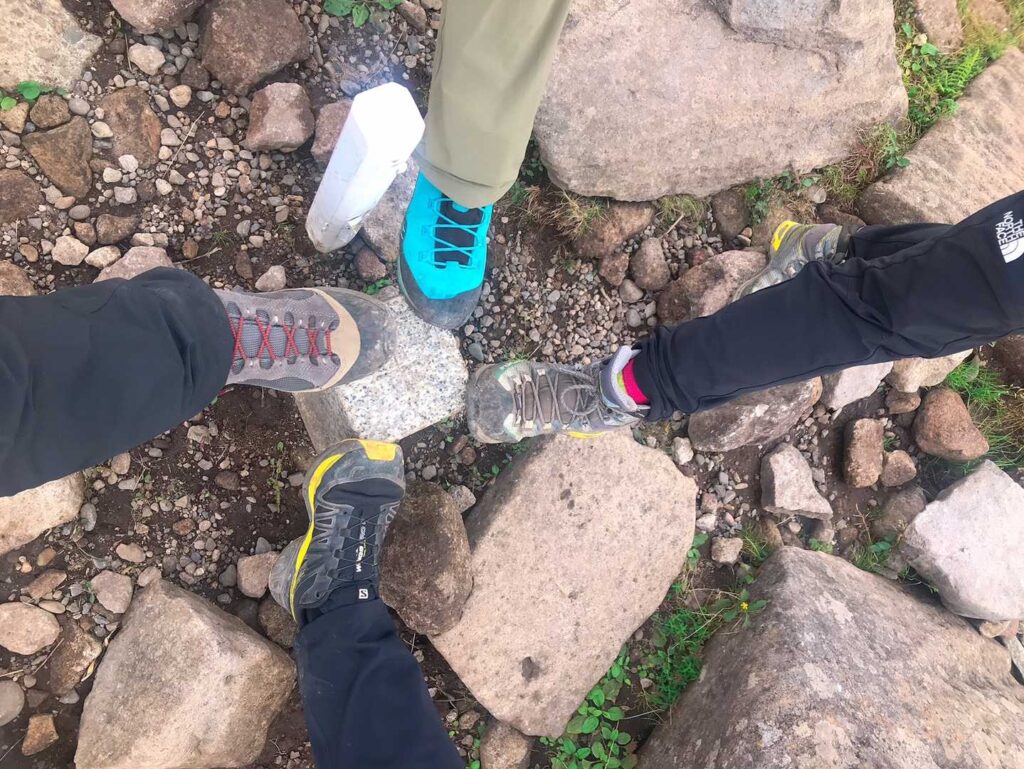 山頂からの景色