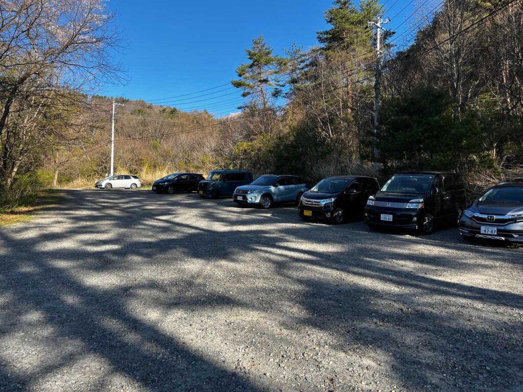 平日なのに ぼちぼちの車の数