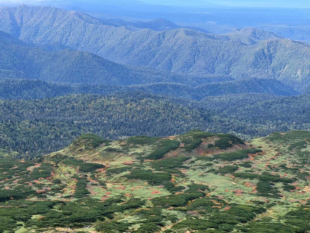 広がる大雪山の風景