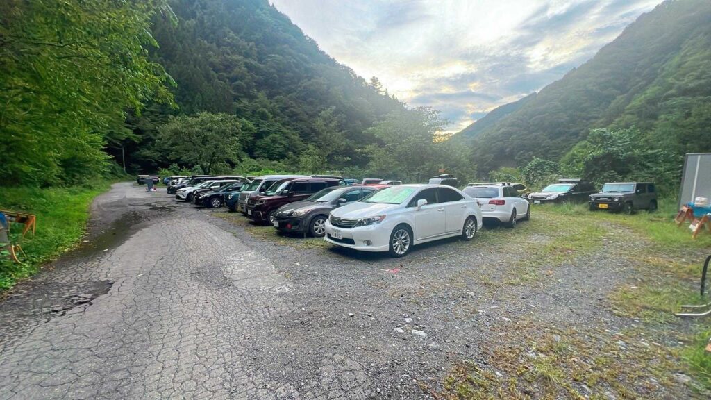 駐車場は平日でもかなり混雑