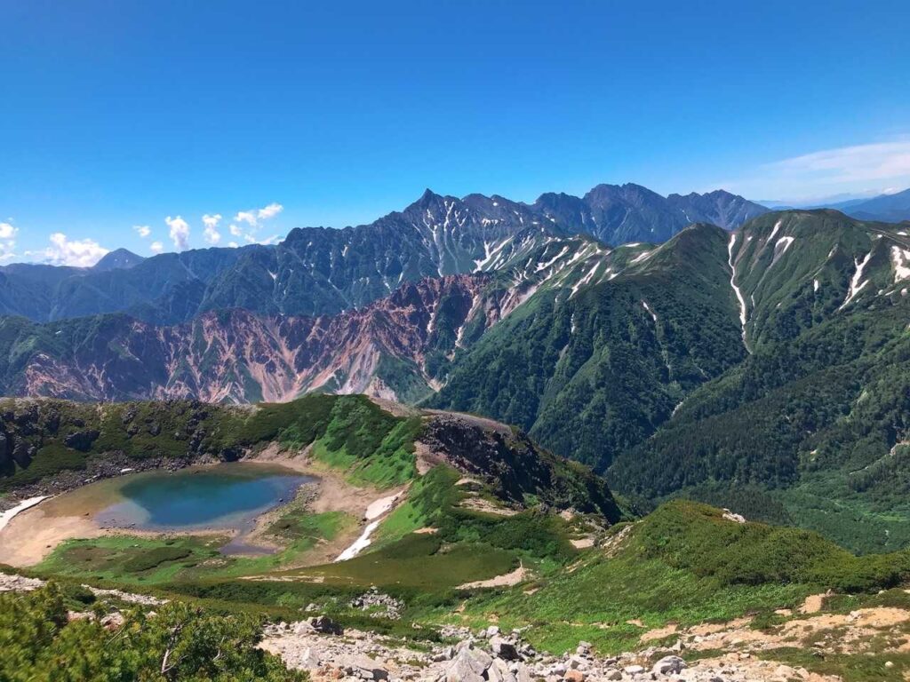 稜線からの展望