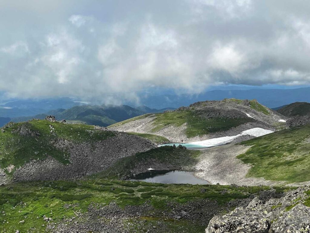 山頂からの展望
