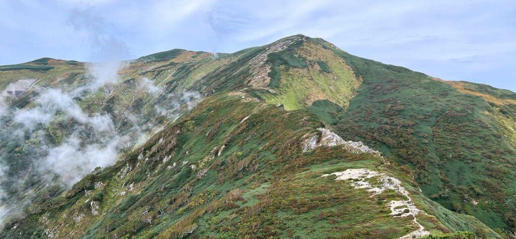 下りで見下ろす