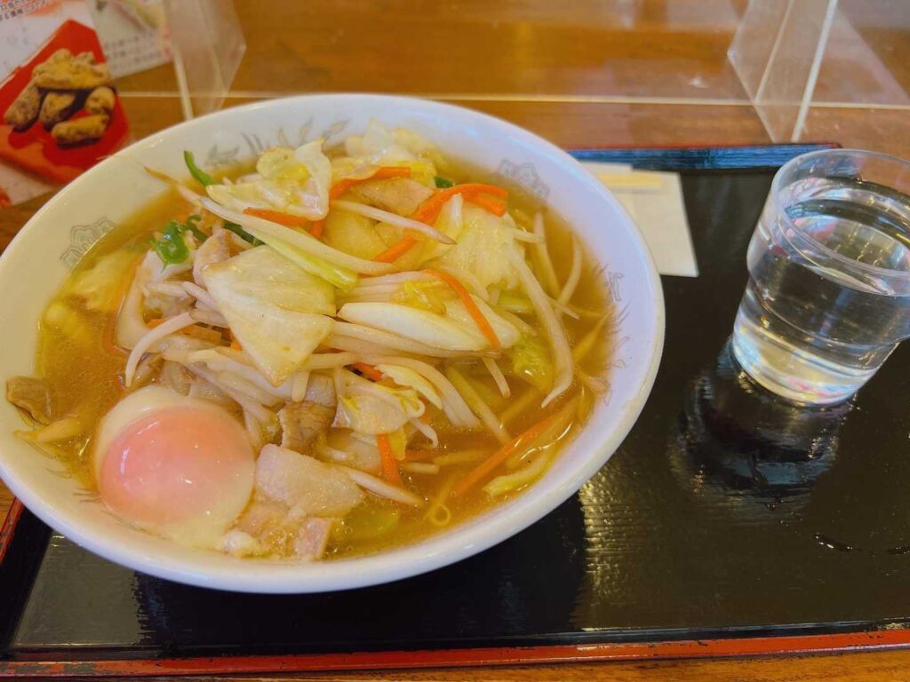 帰りにいつもの通り SAで野菜たっぷりタンメンを / 今回もお疲れ様でした