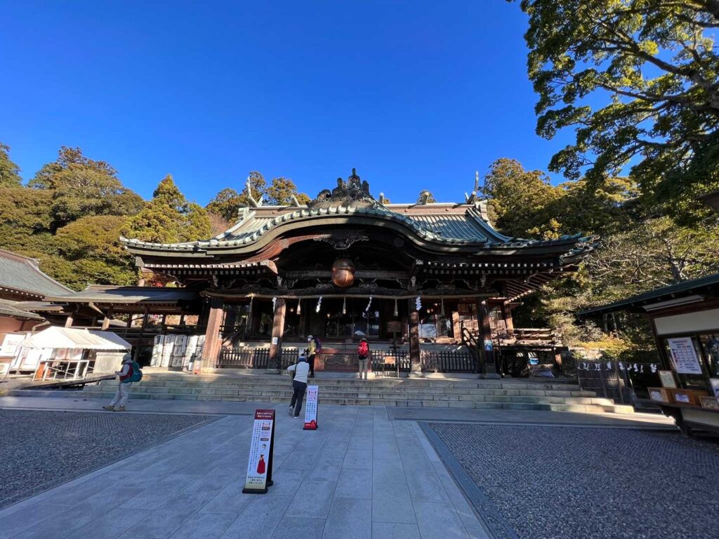 筑波山神社でお参り