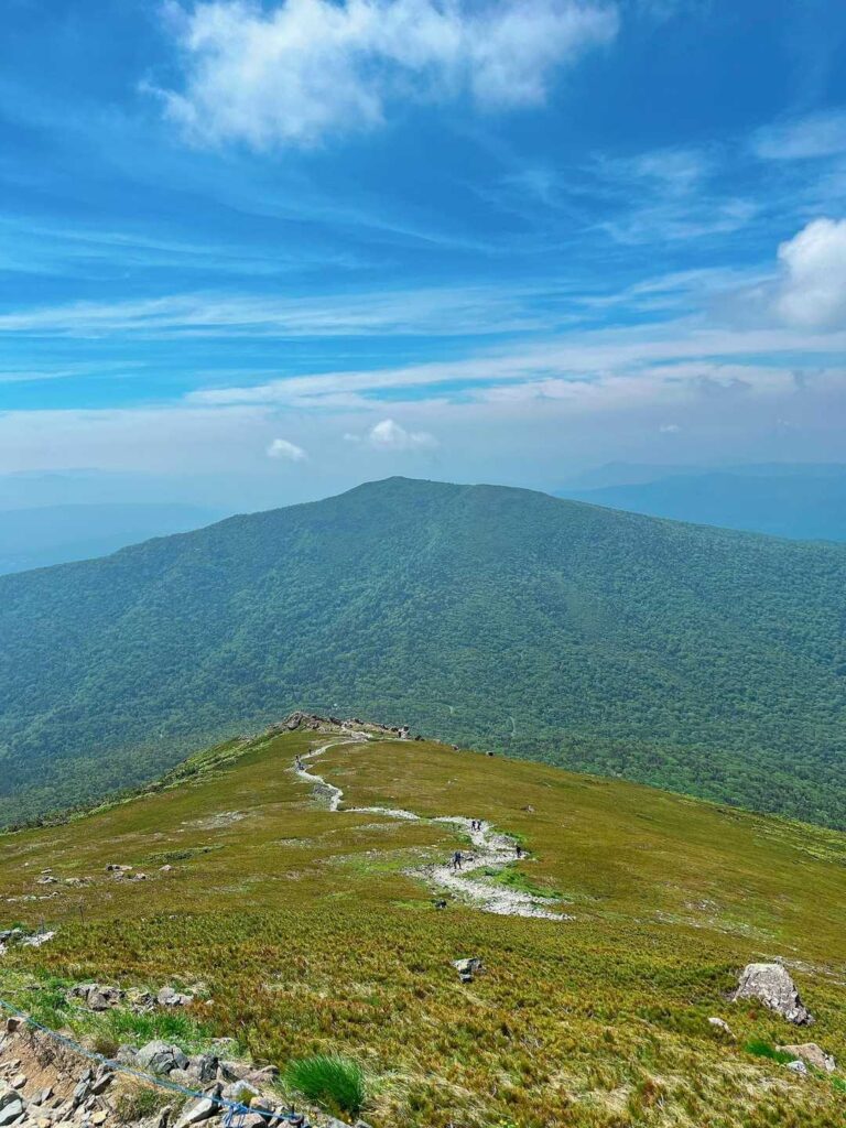 剣ヶ峰からの帰り道