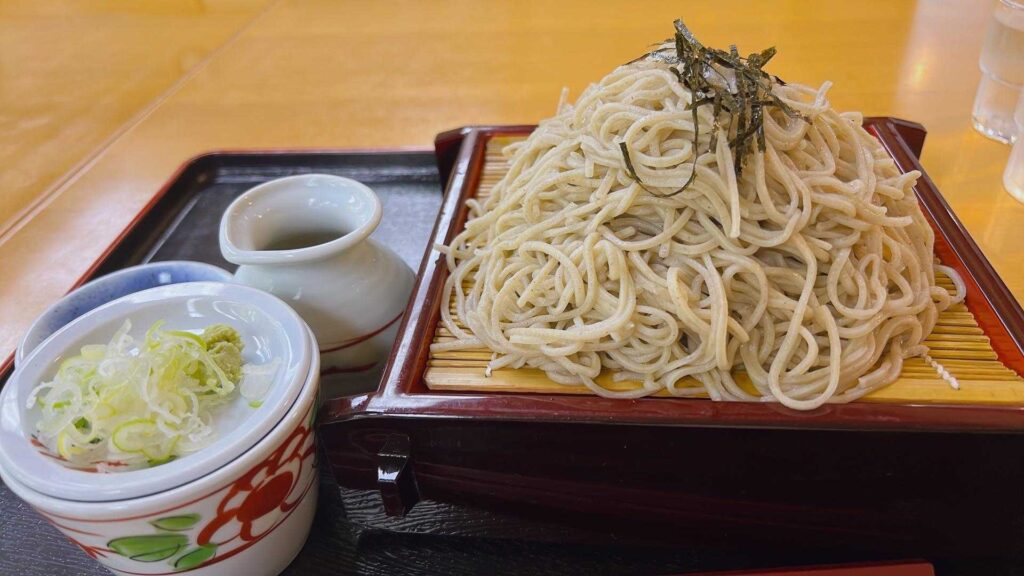 お蕎麦をいただきました🥢 今回もおつかれさまでした😊