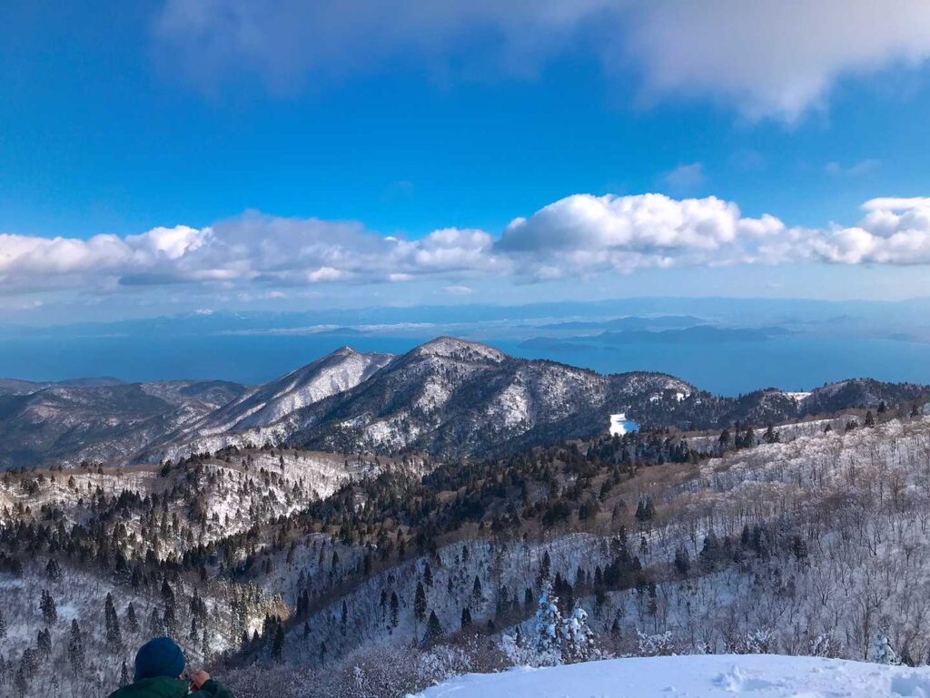 琵琶湖を眺めながらのランチ