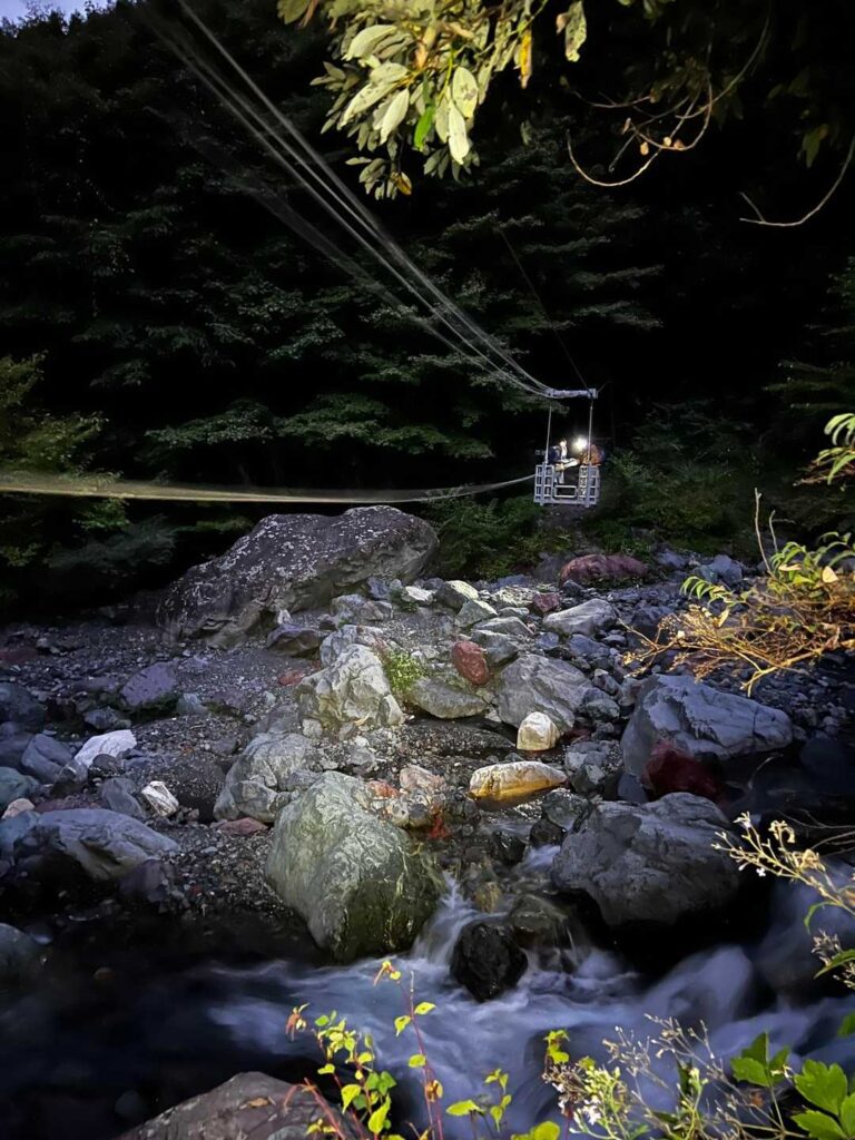 名物の人力ゴンドラ