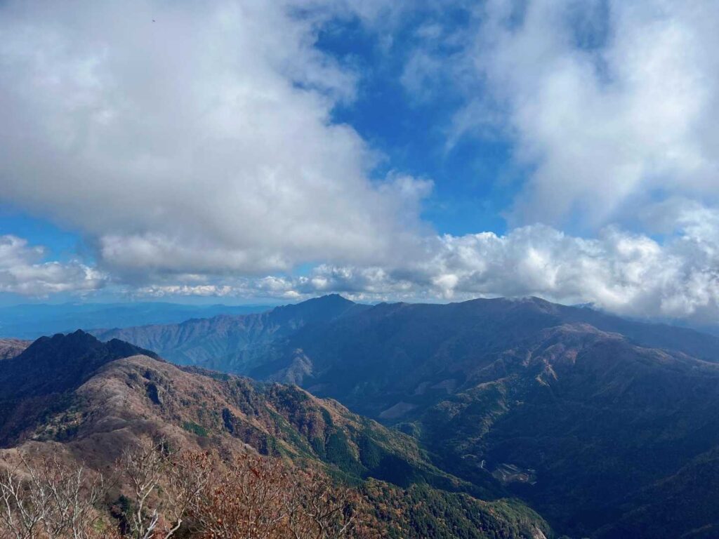 山頂からの展望
