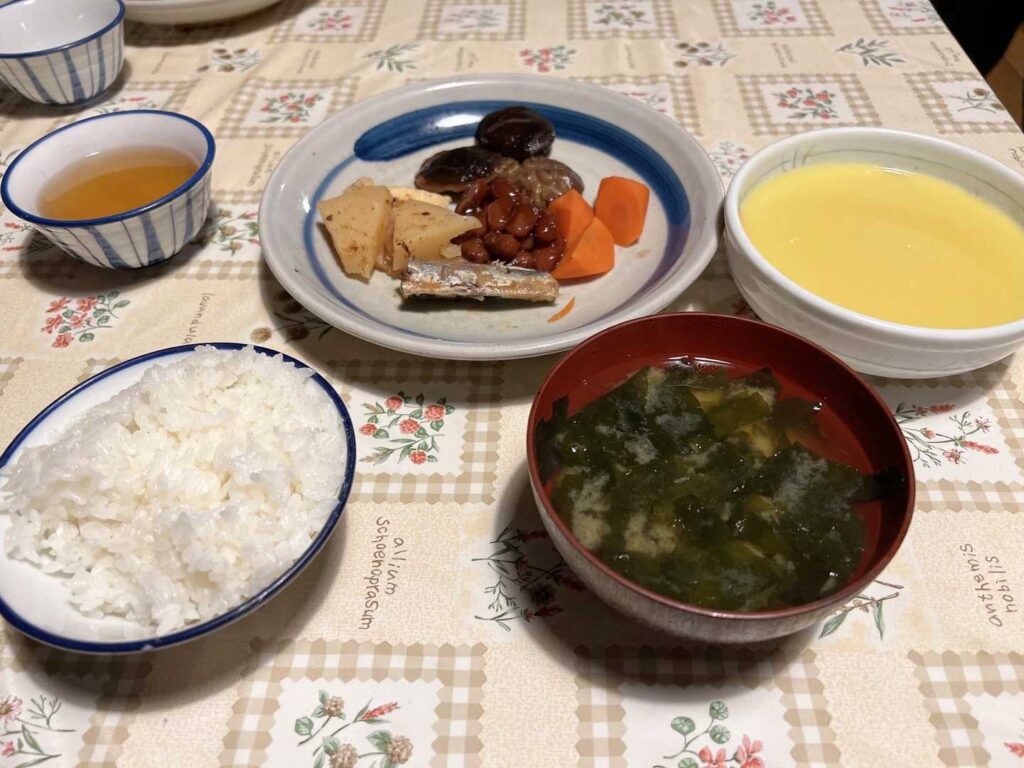 黒沢池ヒュッテの夕食