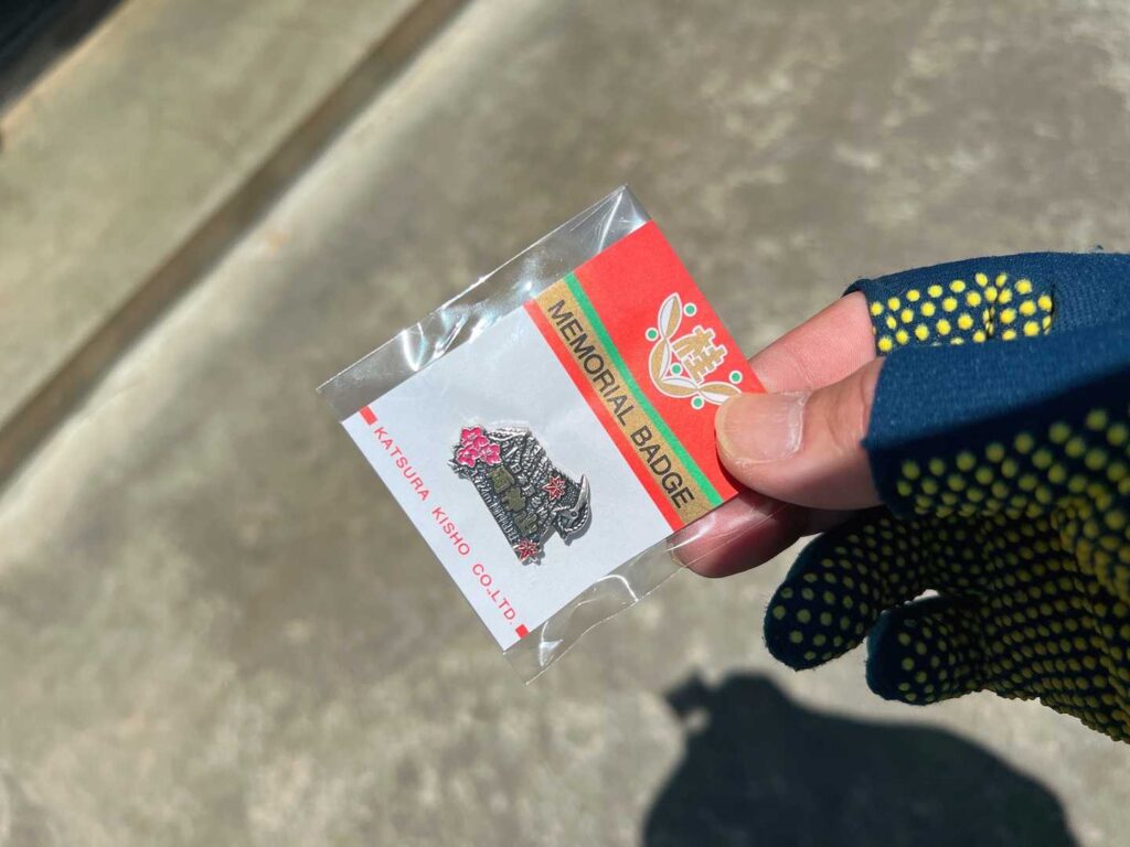 コーラと山バッジ