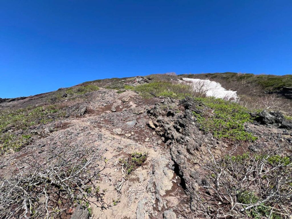 風が気持ちいい登り