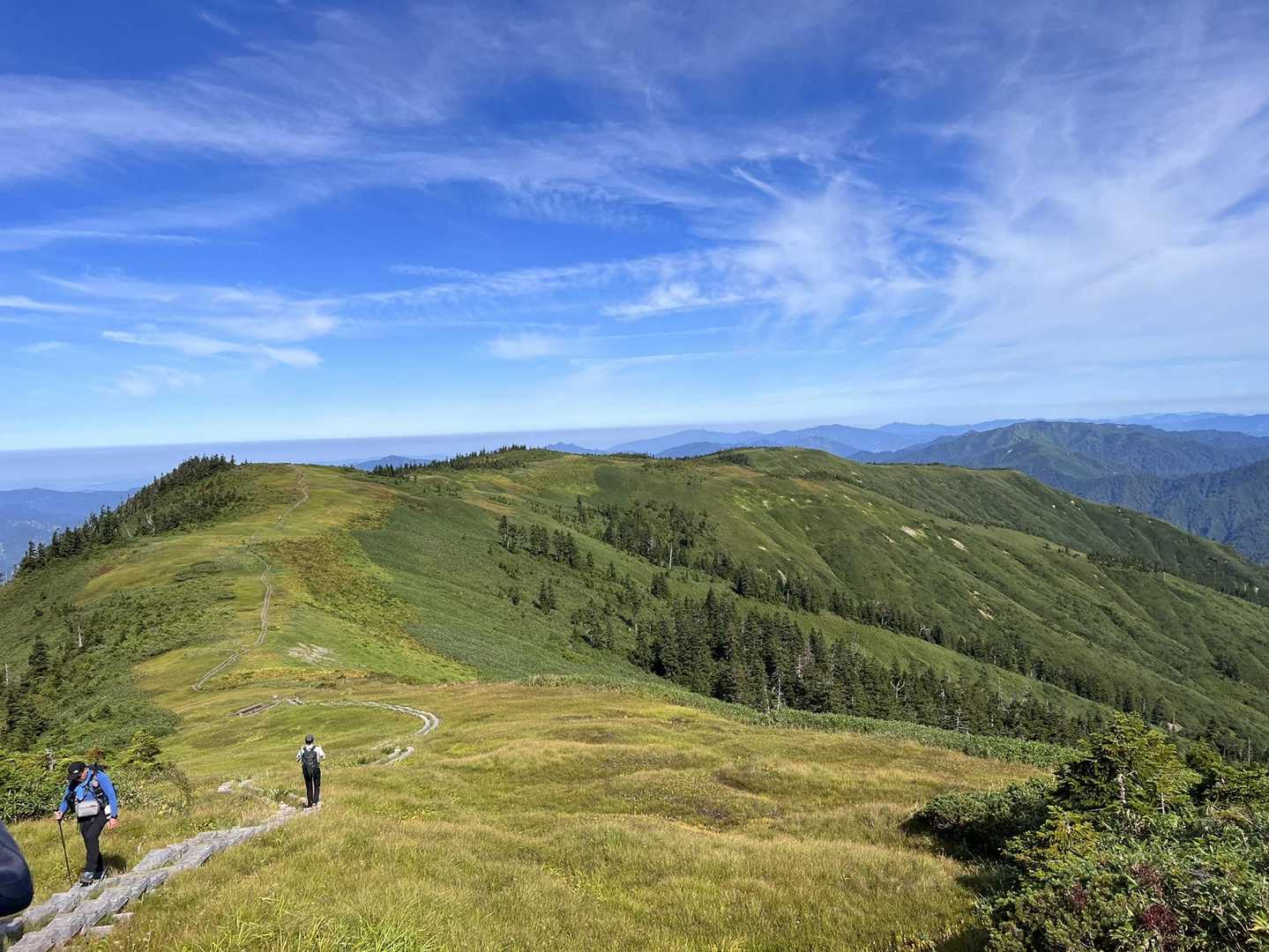 天気もいいので 中門岳を目指すとするか〜