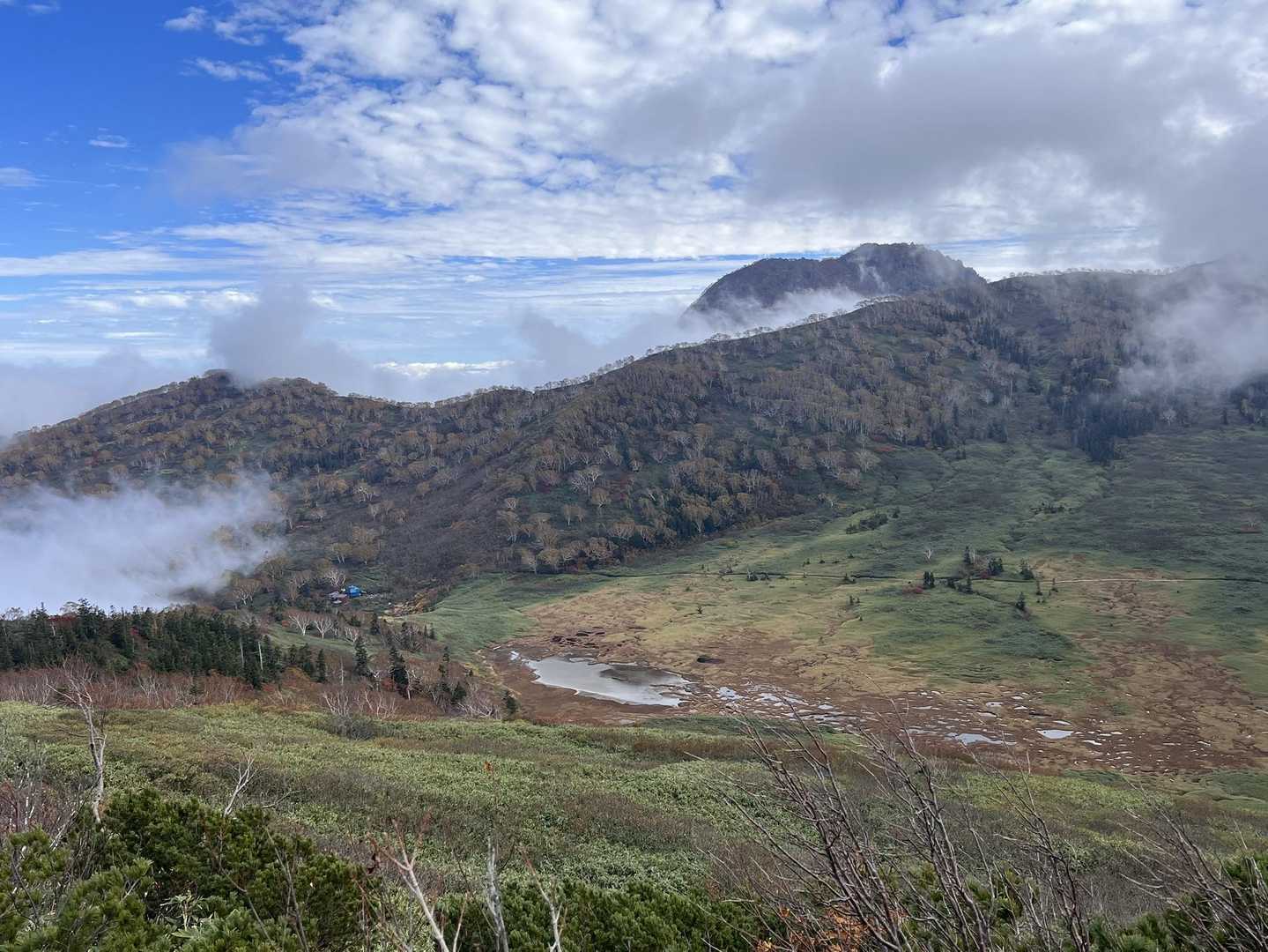 見えてきた 黒沢池ヒュッテ🛖