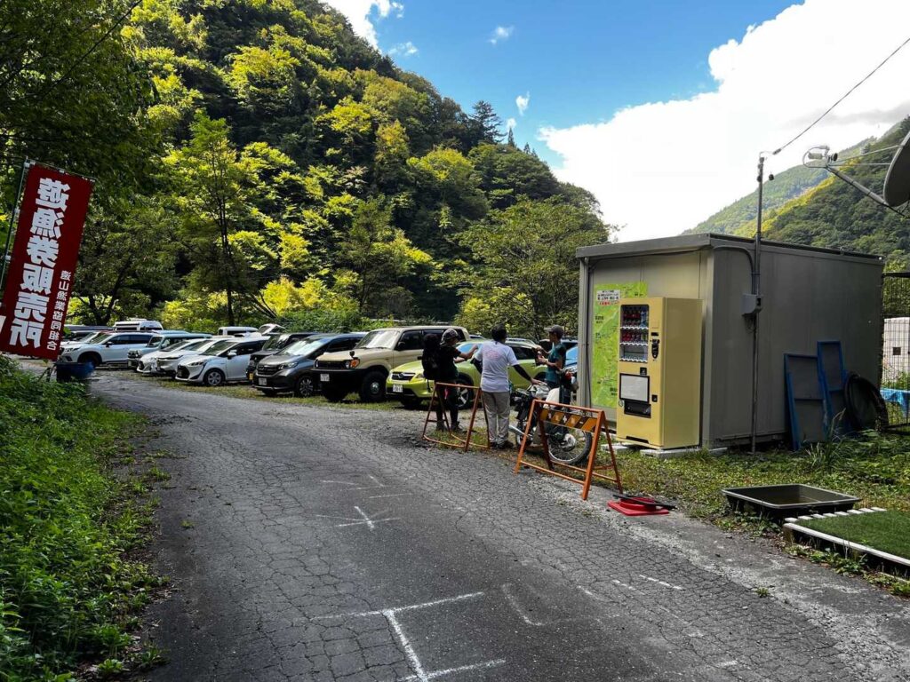 無事に駐車場に到着