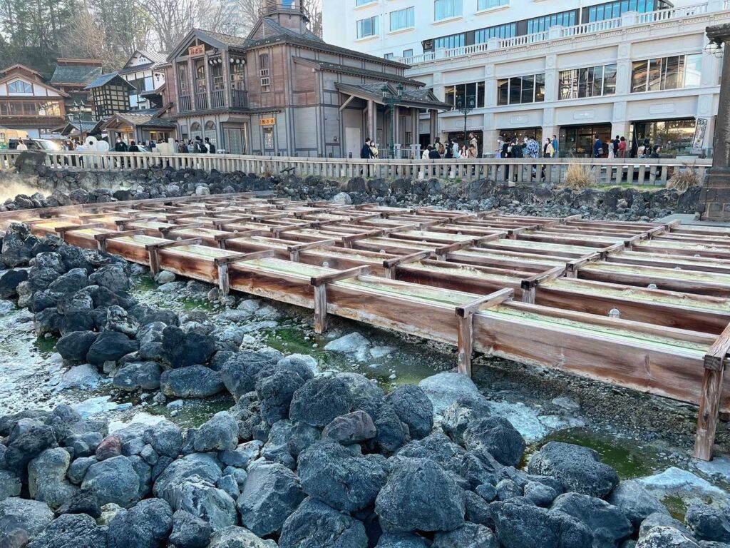 草津温泉の湯畑