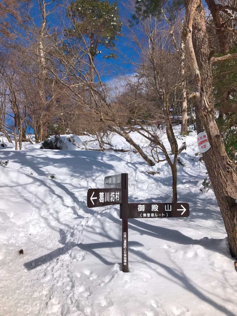 雪山らしい景色が広がる