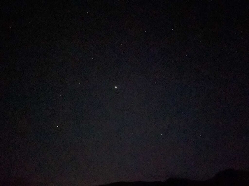 満天の星空