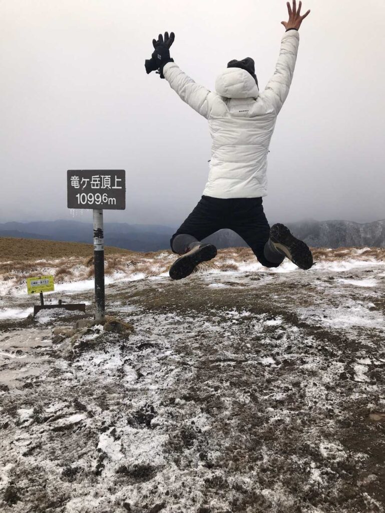 ついに 竜ヶ岳に到着‼️
