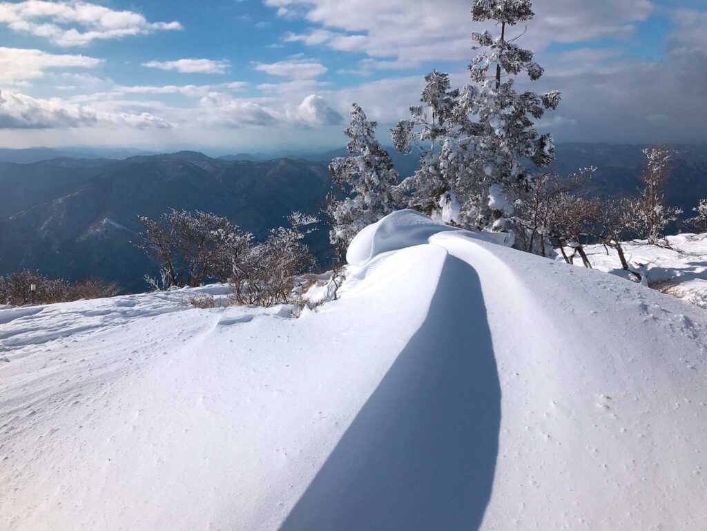 それにしても美しい雪景色