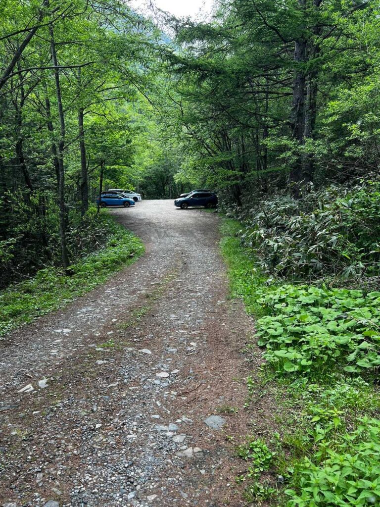 無事に駐車場に到着