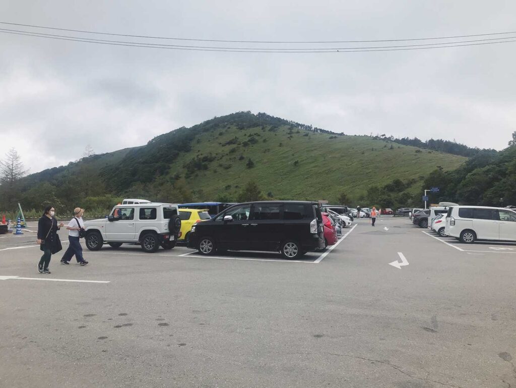 八島湿原の入口。ここからスタート