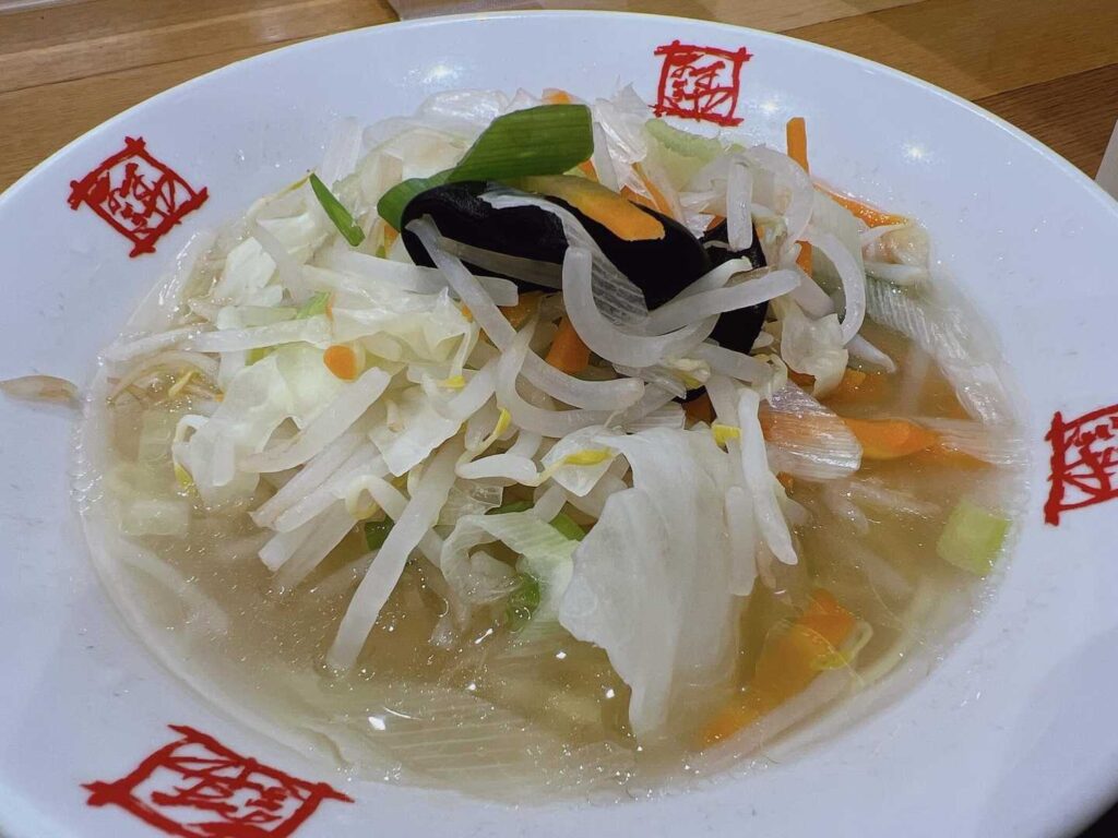 帰りのSAでラーメン