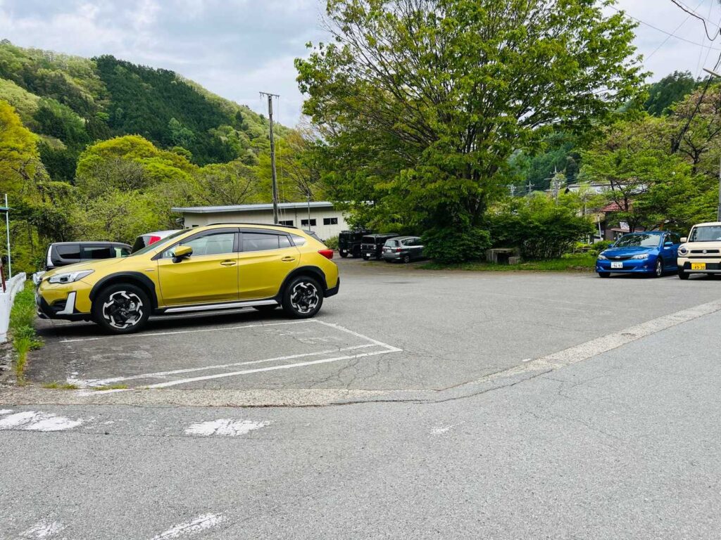 無事に駐車場に / 今回もおつかれさまーでした