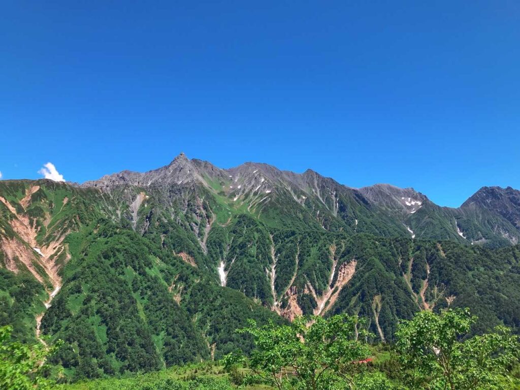 稜線からの絶景