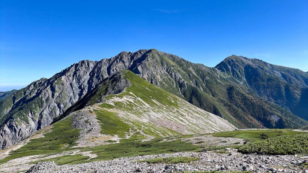 大聖寺平への下り