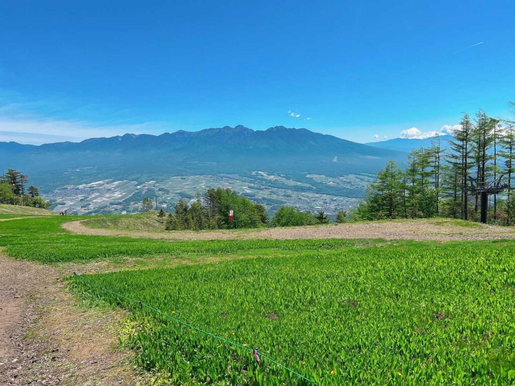 ゴンドラ降りたら八ヶ岳と